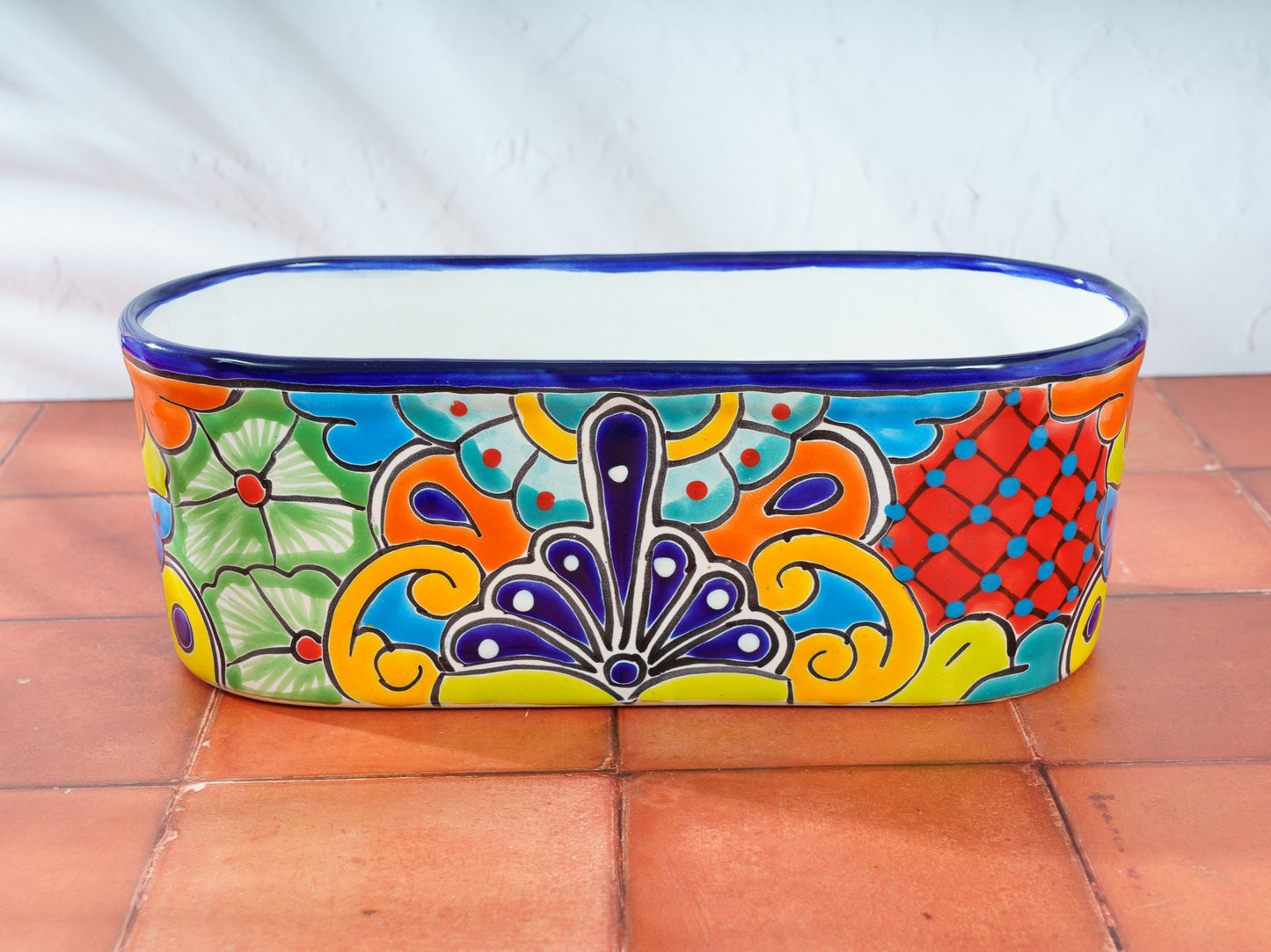 Oval Planter - Large (1PC) - Cobalt