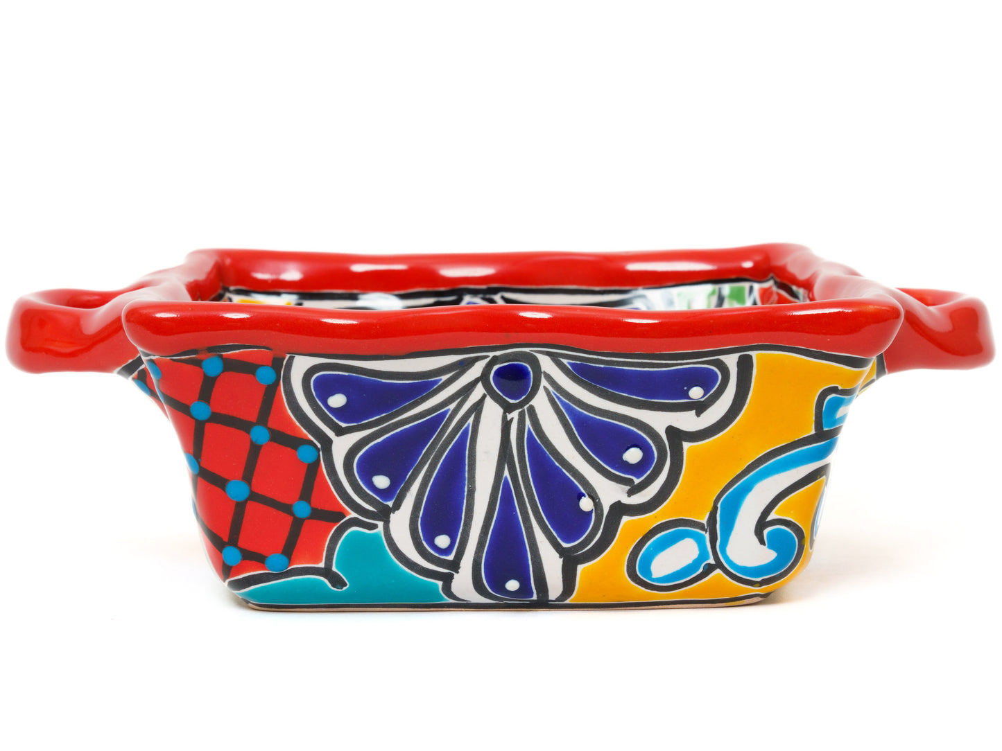Scalloped Bowl - Red