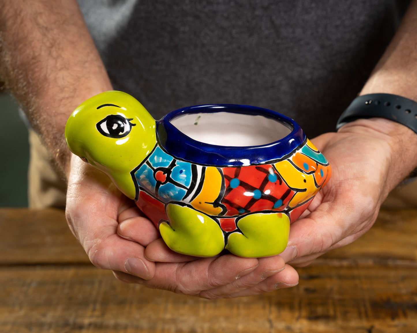 Turtle Mini Planter - Light Green