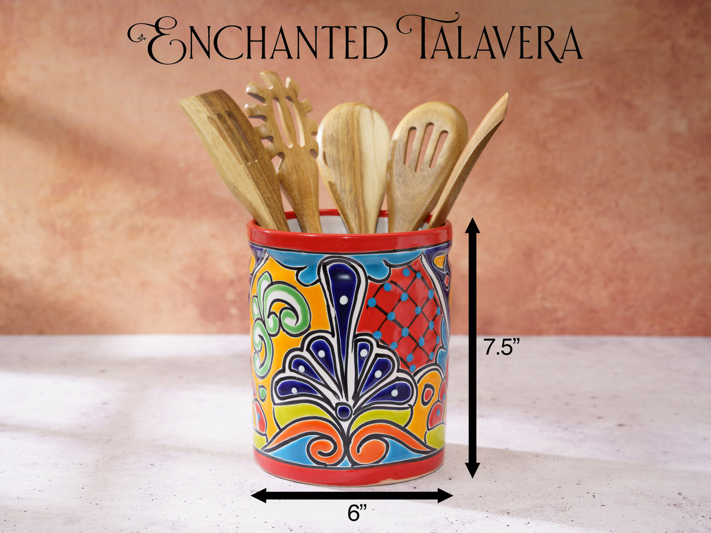 Utensil Holder - Large - Red