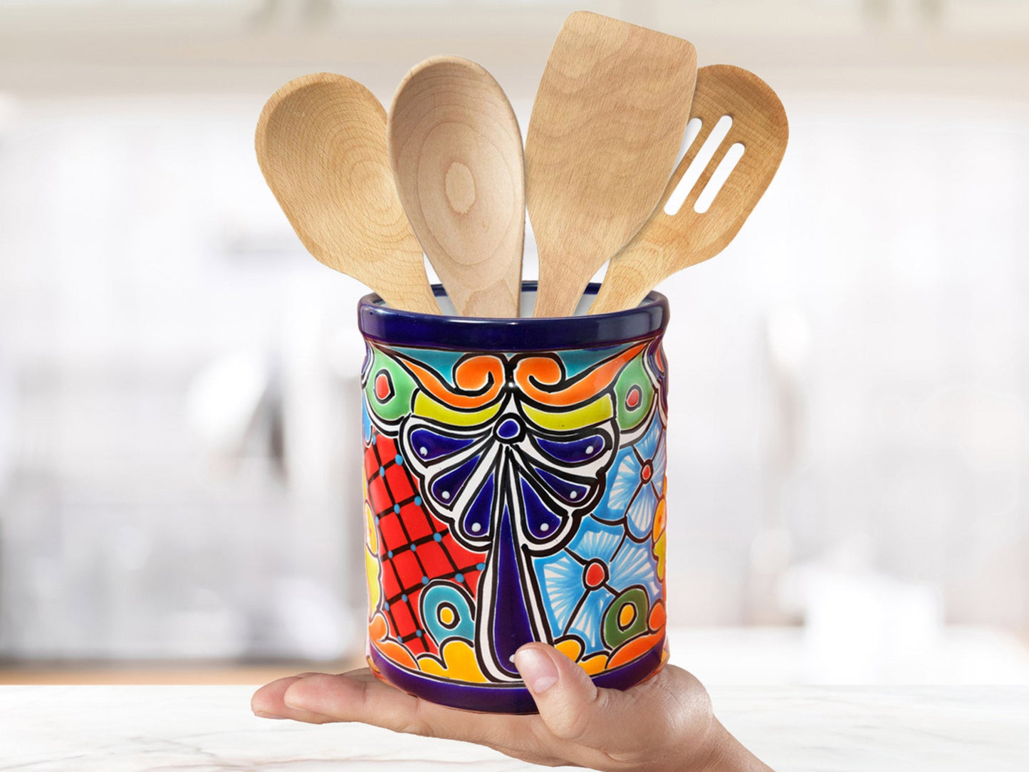 NEW! Utensil Holder - Medium - Cobalt