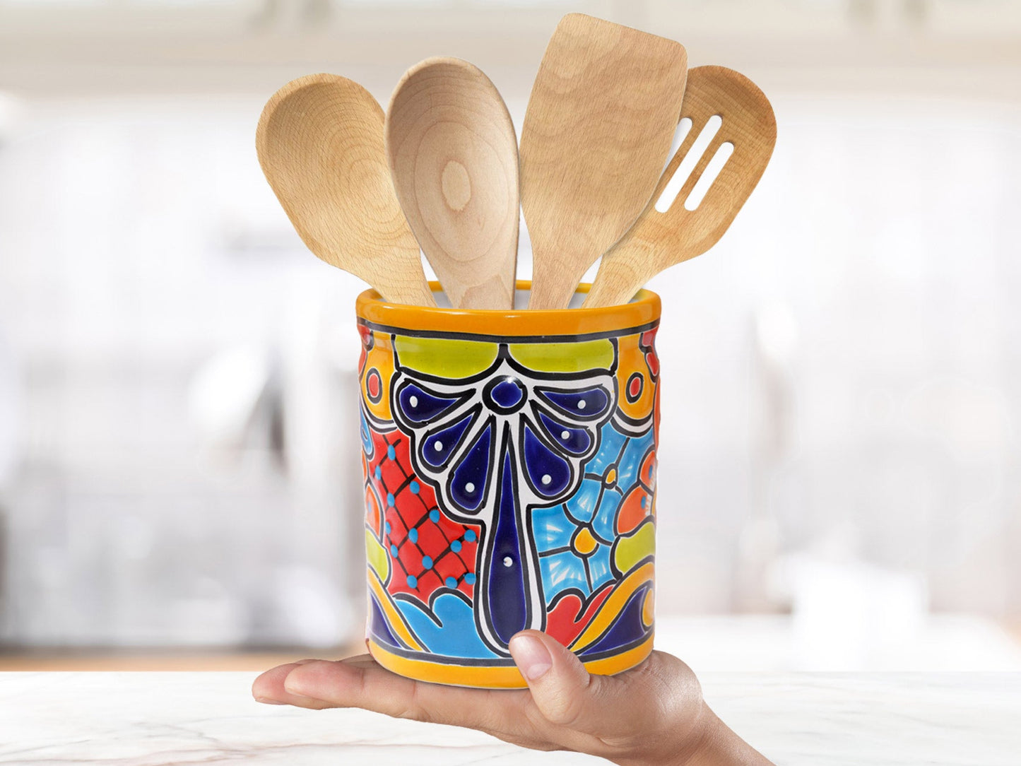 NEW! Utensil Holder - Medium - Marigold
