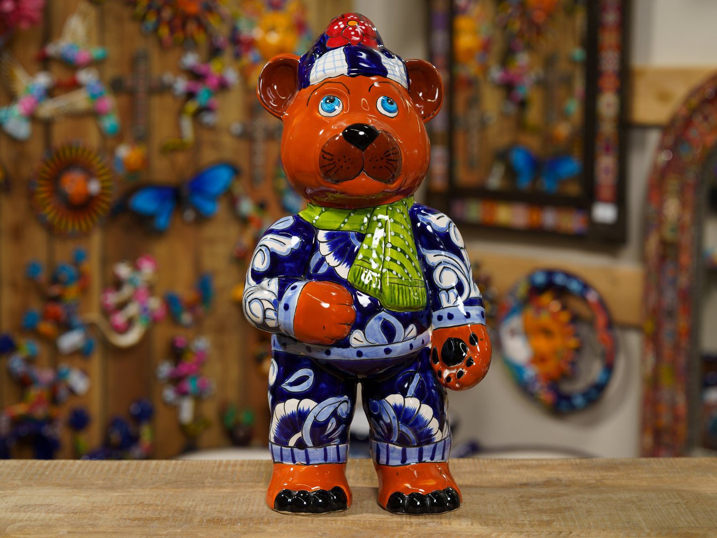 RARE Premium Quality Holiday Bear Statues - Large