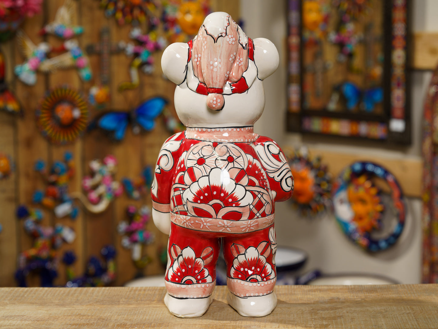 RARE Premium Quality Holiday Bear Statues - Large