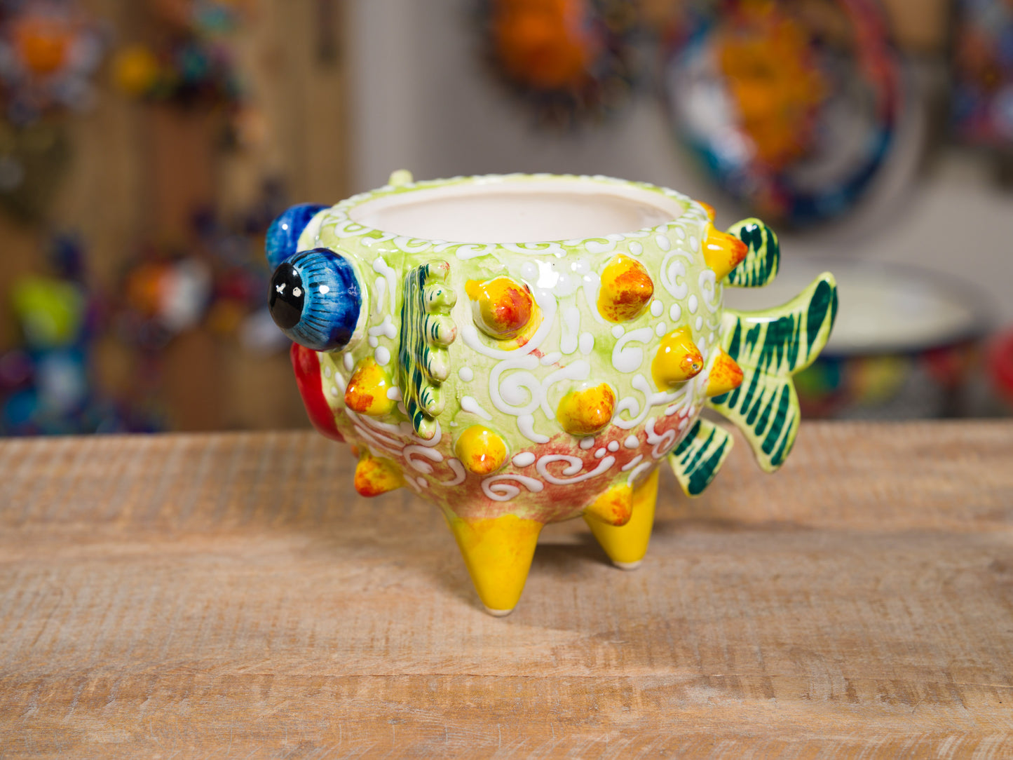 Small Blowfish Planter