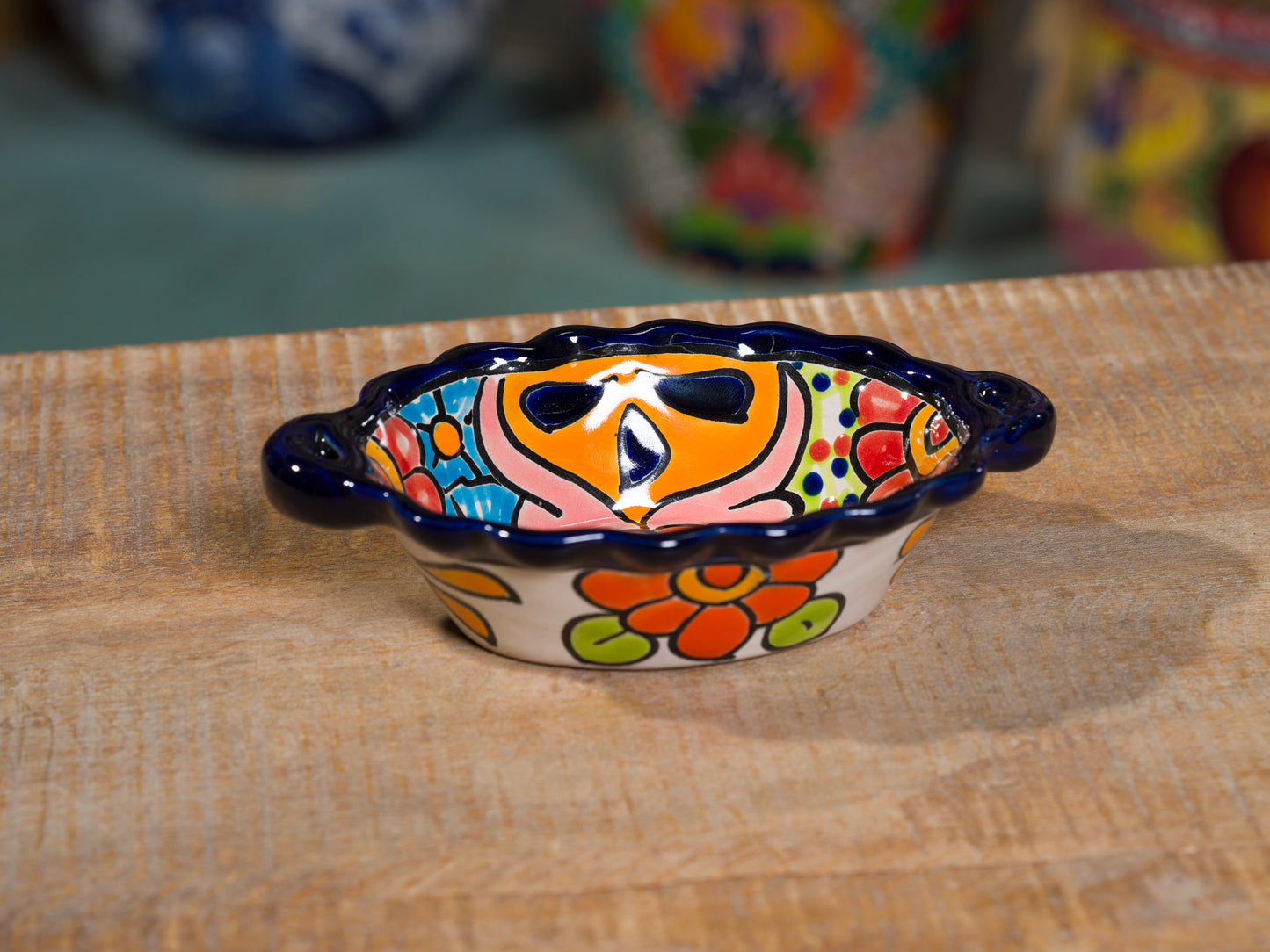 Scalloped Small Sauce Bowl