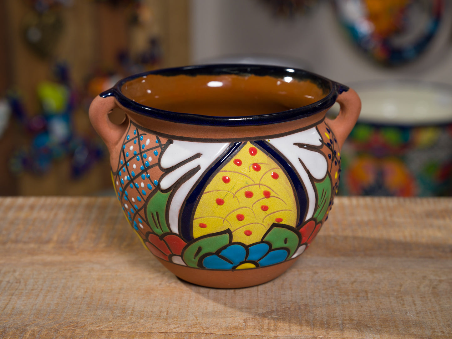 Terracotta Floral Mini Michoacana