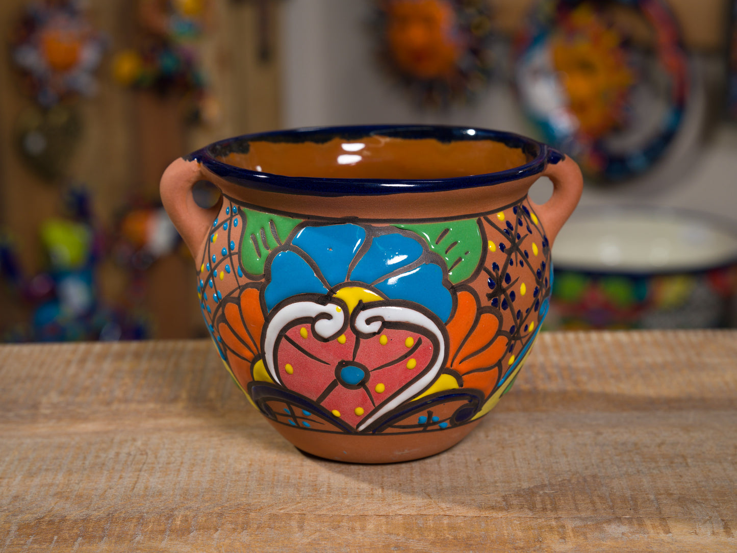 Terracotta Floral Mini Michoacana