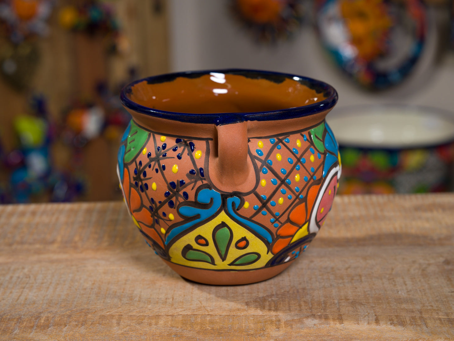 Terracotta Floral Mini Michoacana