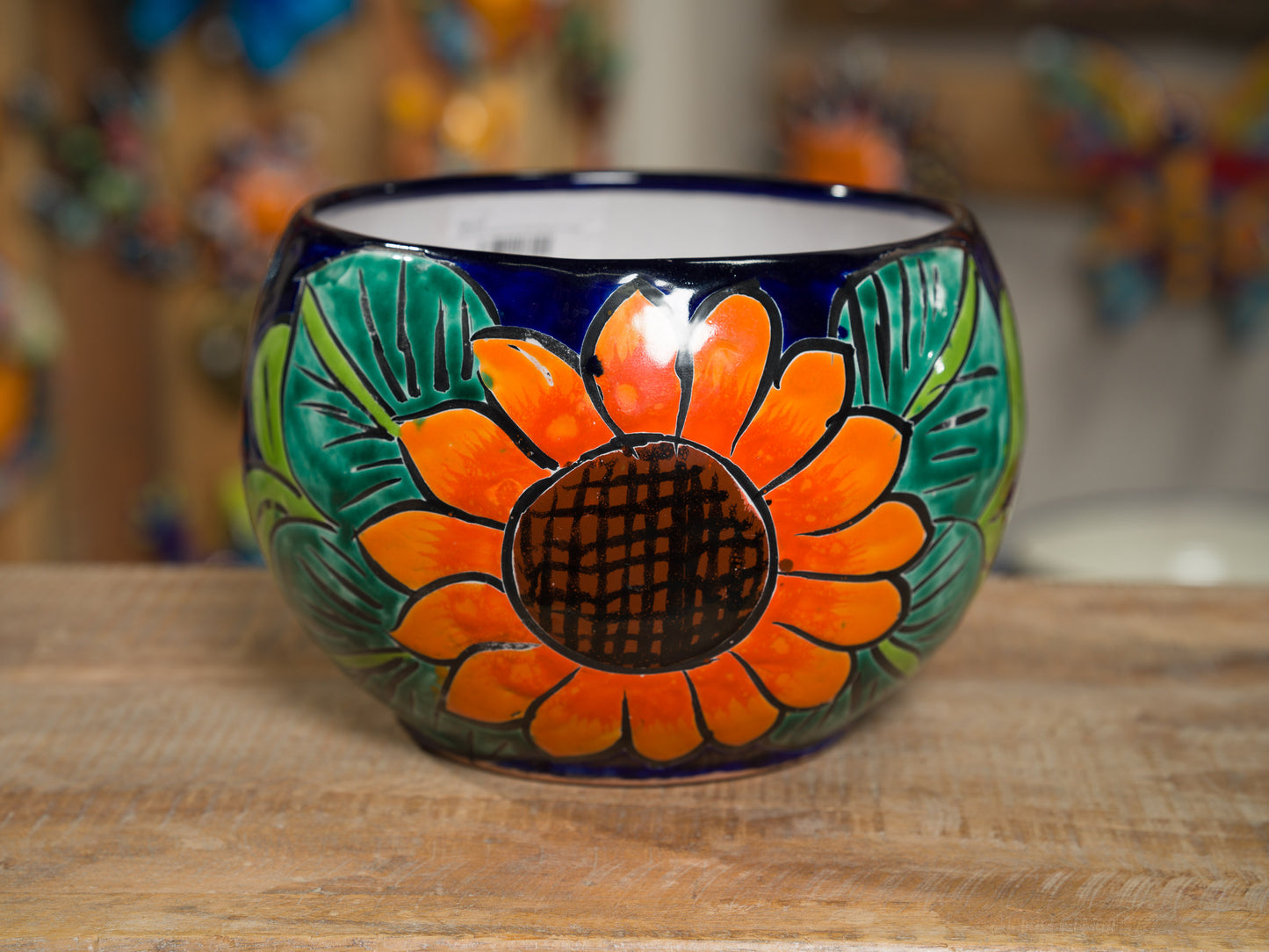 Bowl Planter Large - Sunflower