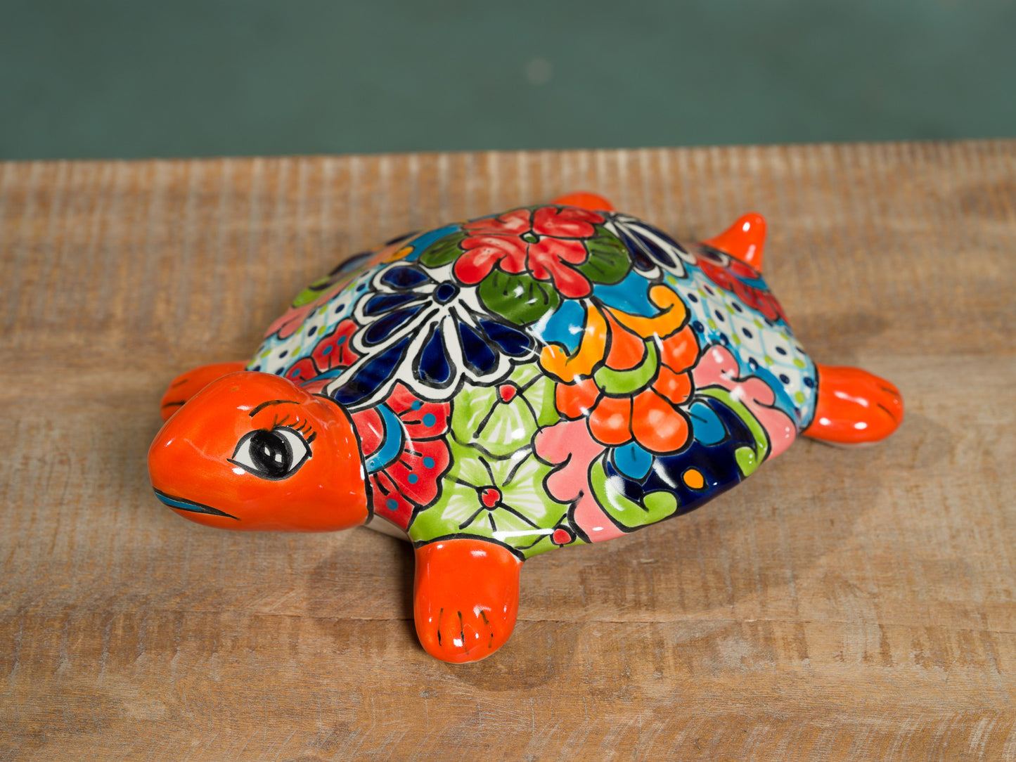 Turtle Statue Medium - Orange