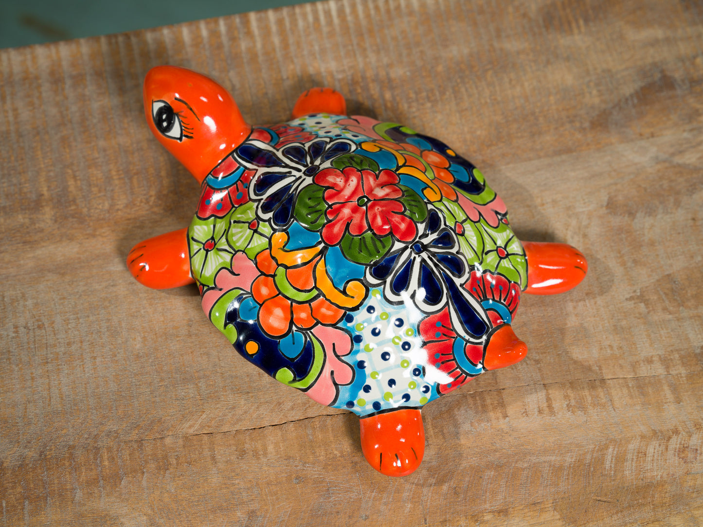 Turtle Statue Medium - Orange