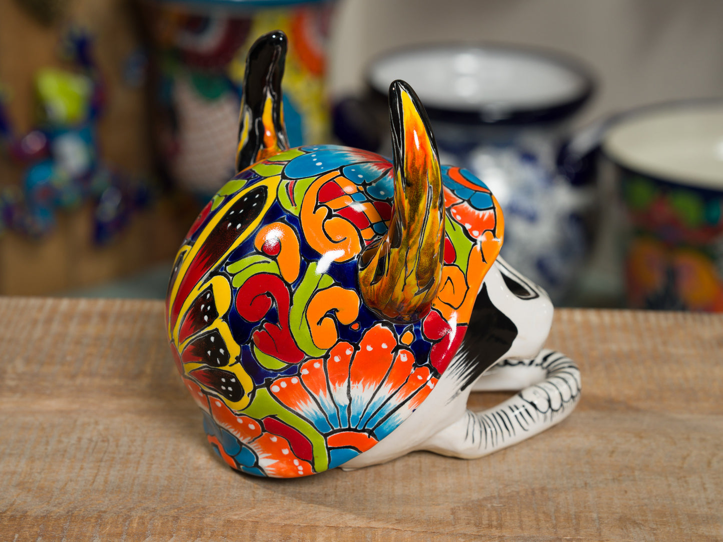 Premium Quality Dia De Los Muertos Viking Skull