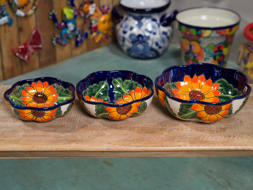 Sunflower Serving Bowl Set - 3 Piece