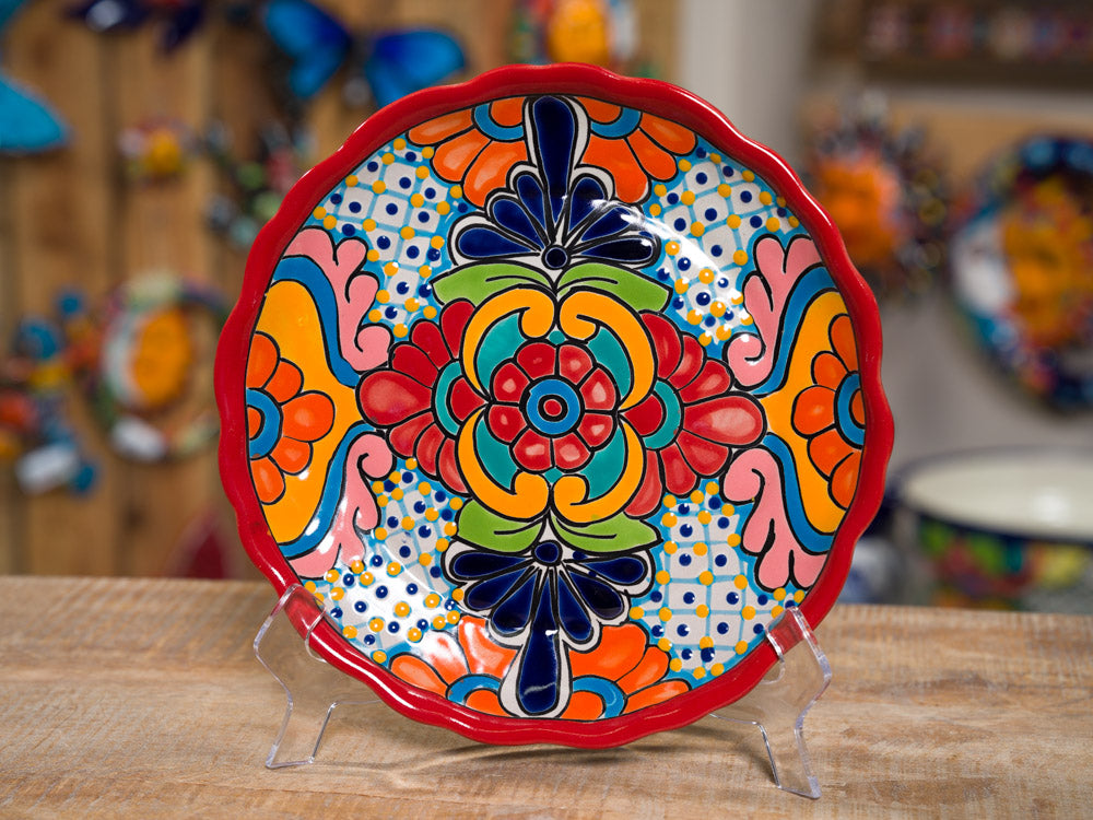 Scalloped Dinner Plates Multiple Colors