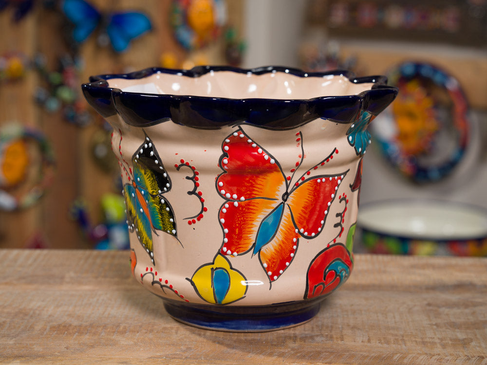 Scalloped Butterfly Planter Large
