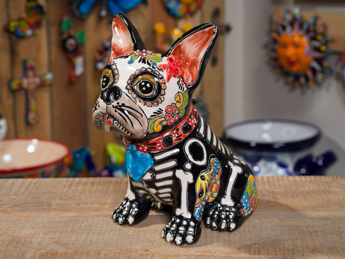 Premium Quality French Bulldog Dia De Los Muertos