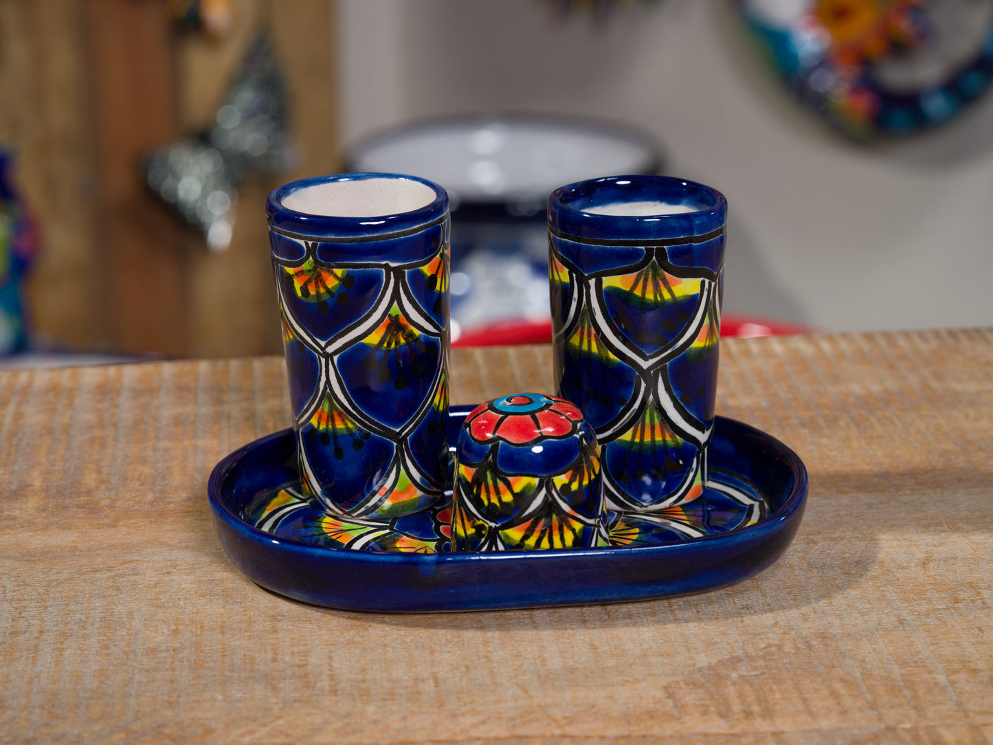 Tequila Shot Glasses & Salt Shaker Set