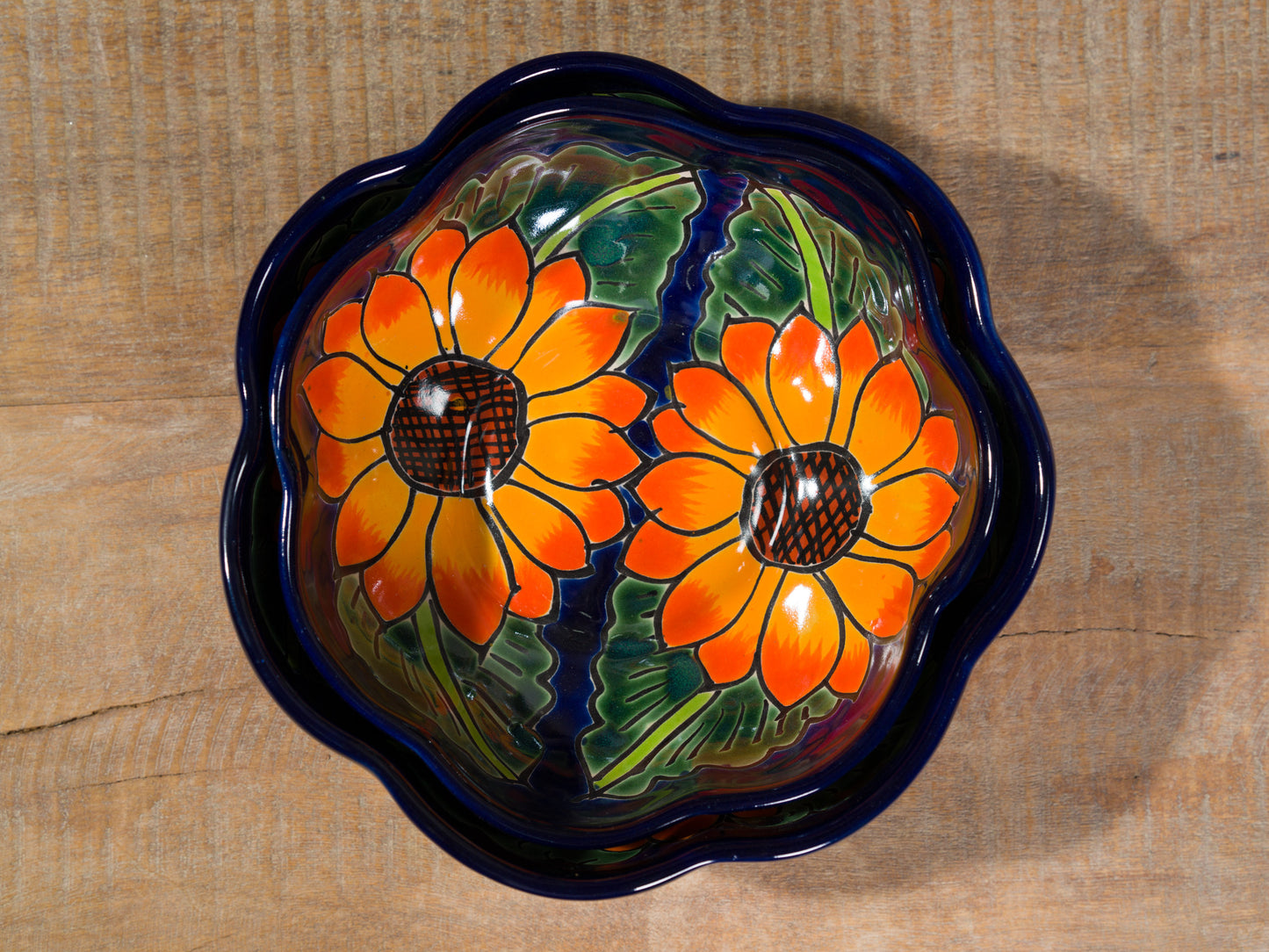 Sunflower Nesting Serving Bowl Set - 2 Piece