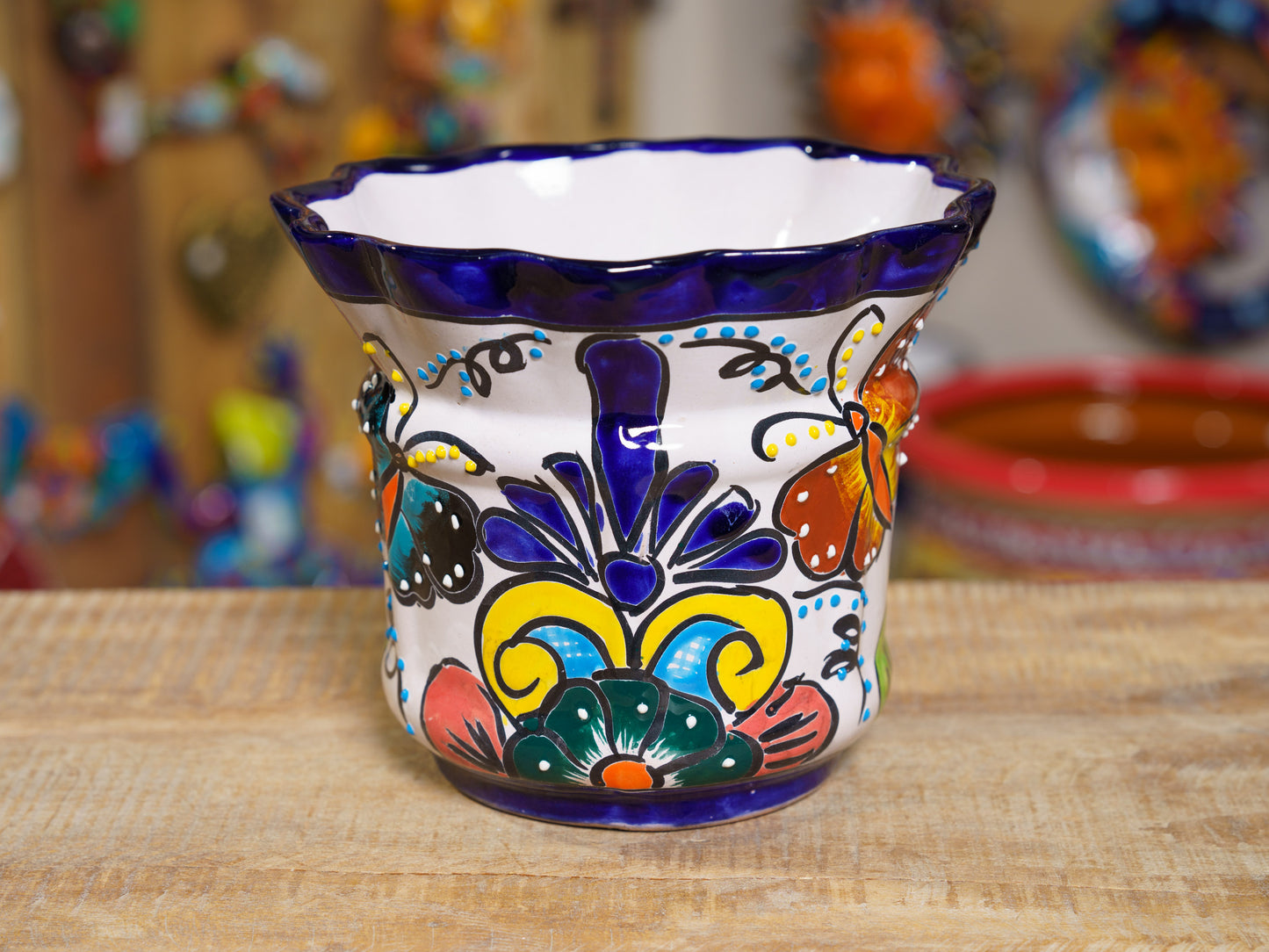 Small Scalloped Butterfly Planter