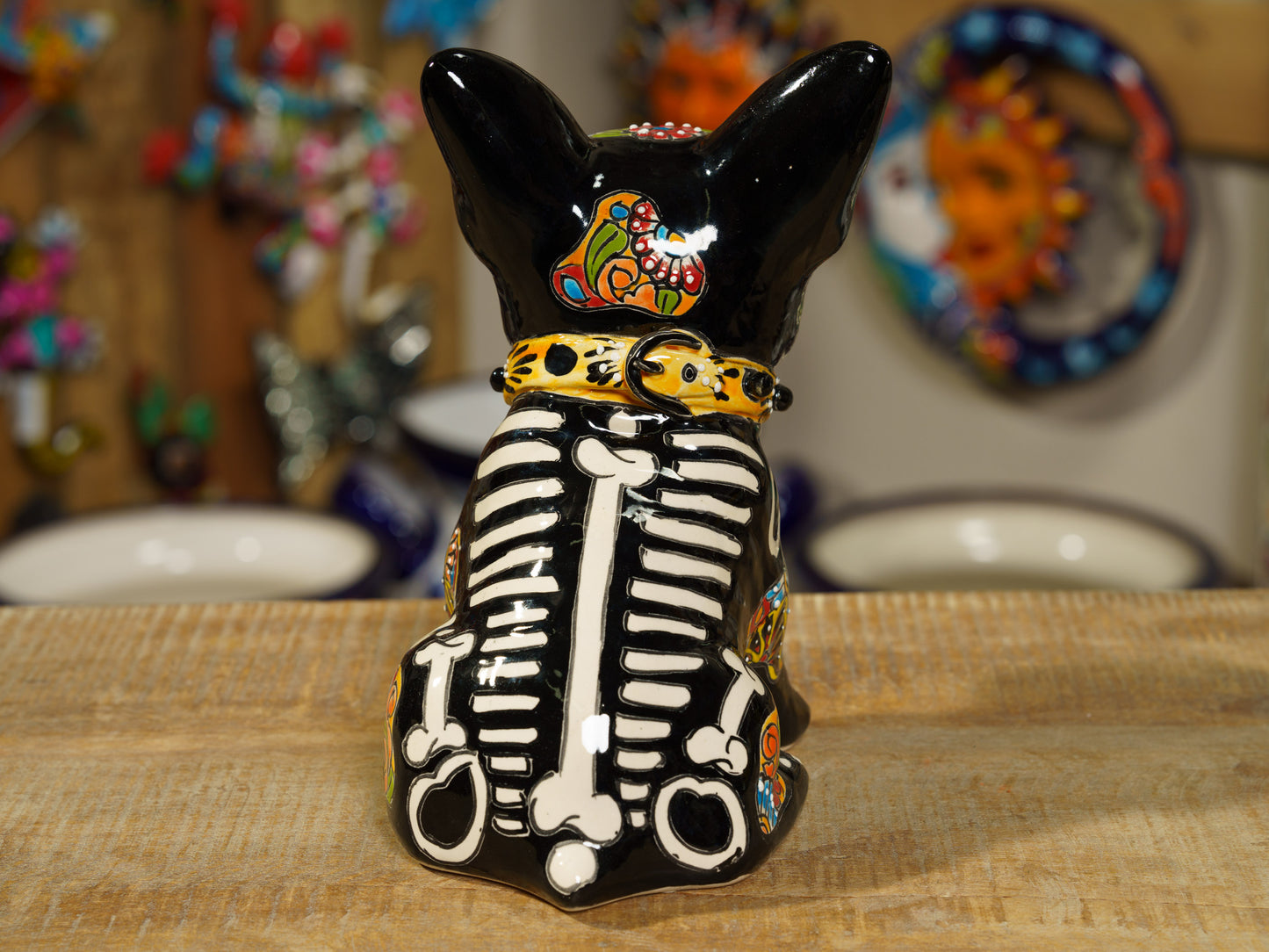 Premium French Bulldog - Bones - Blue Bows