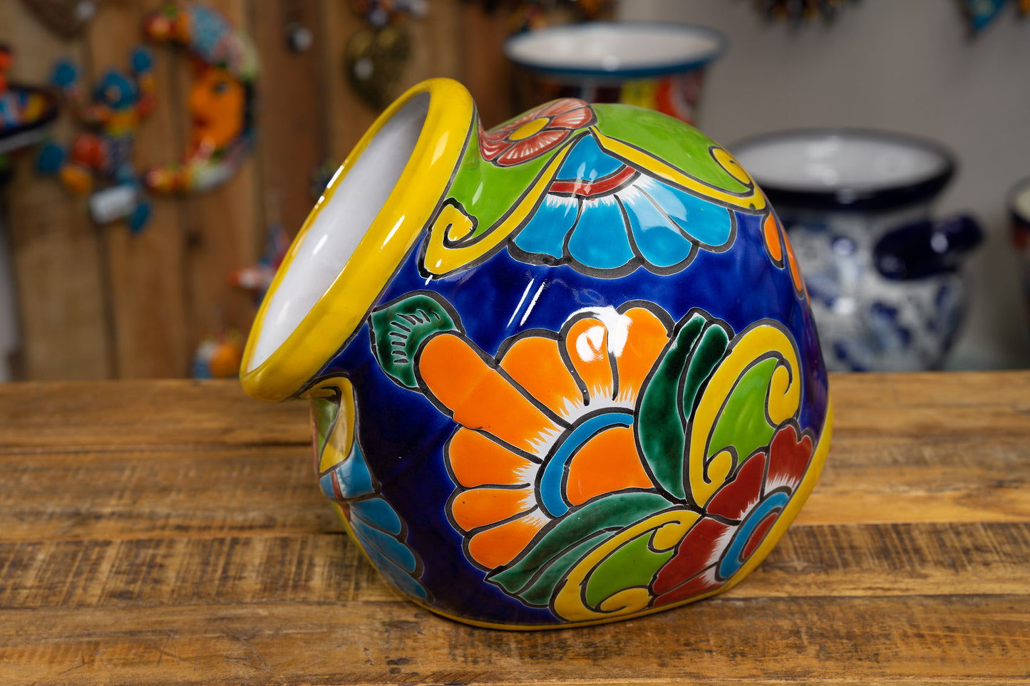 "Cubano" Leaning Planter - Yellow
