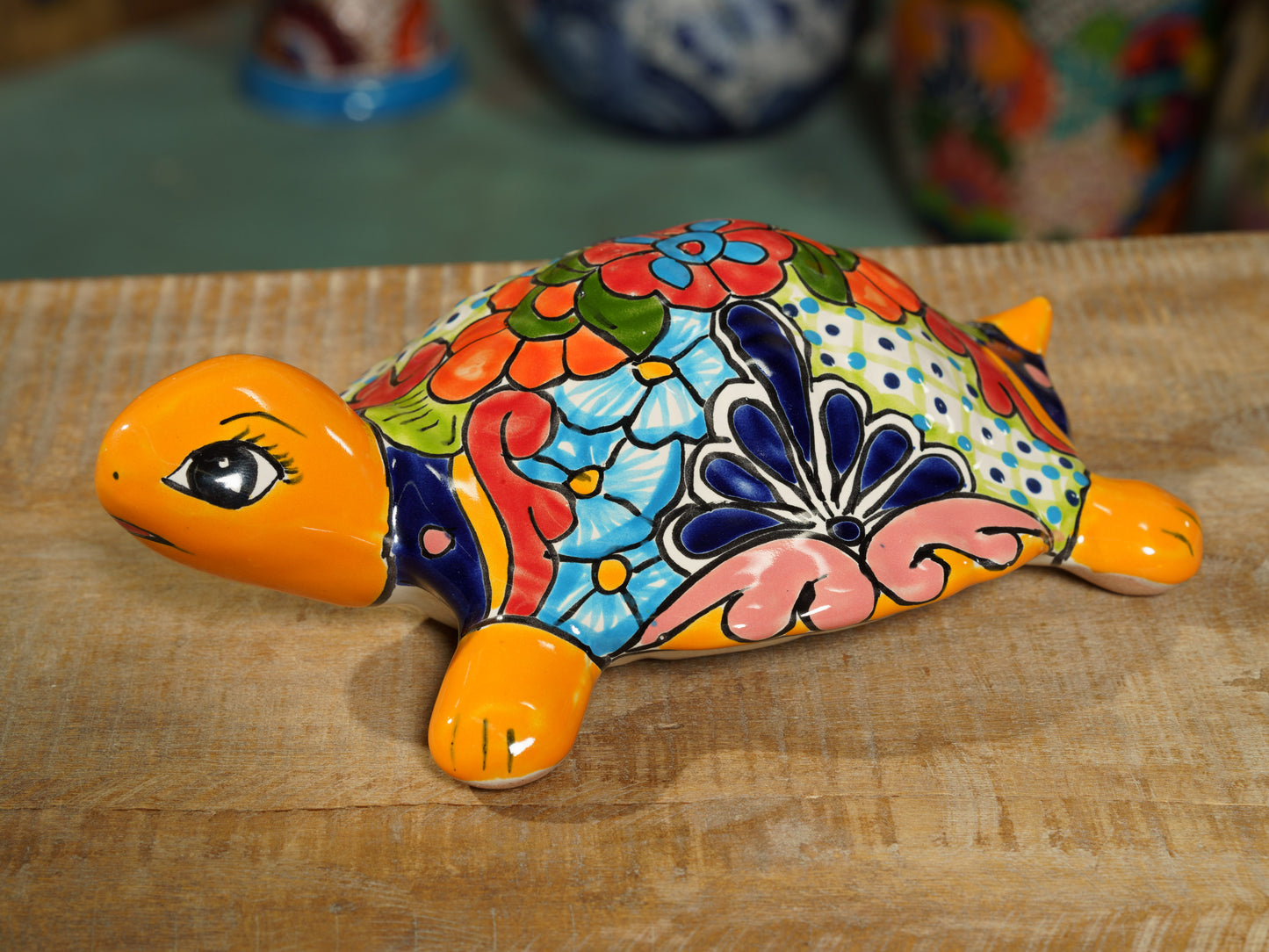 Turtle Statue Medium - Marigold