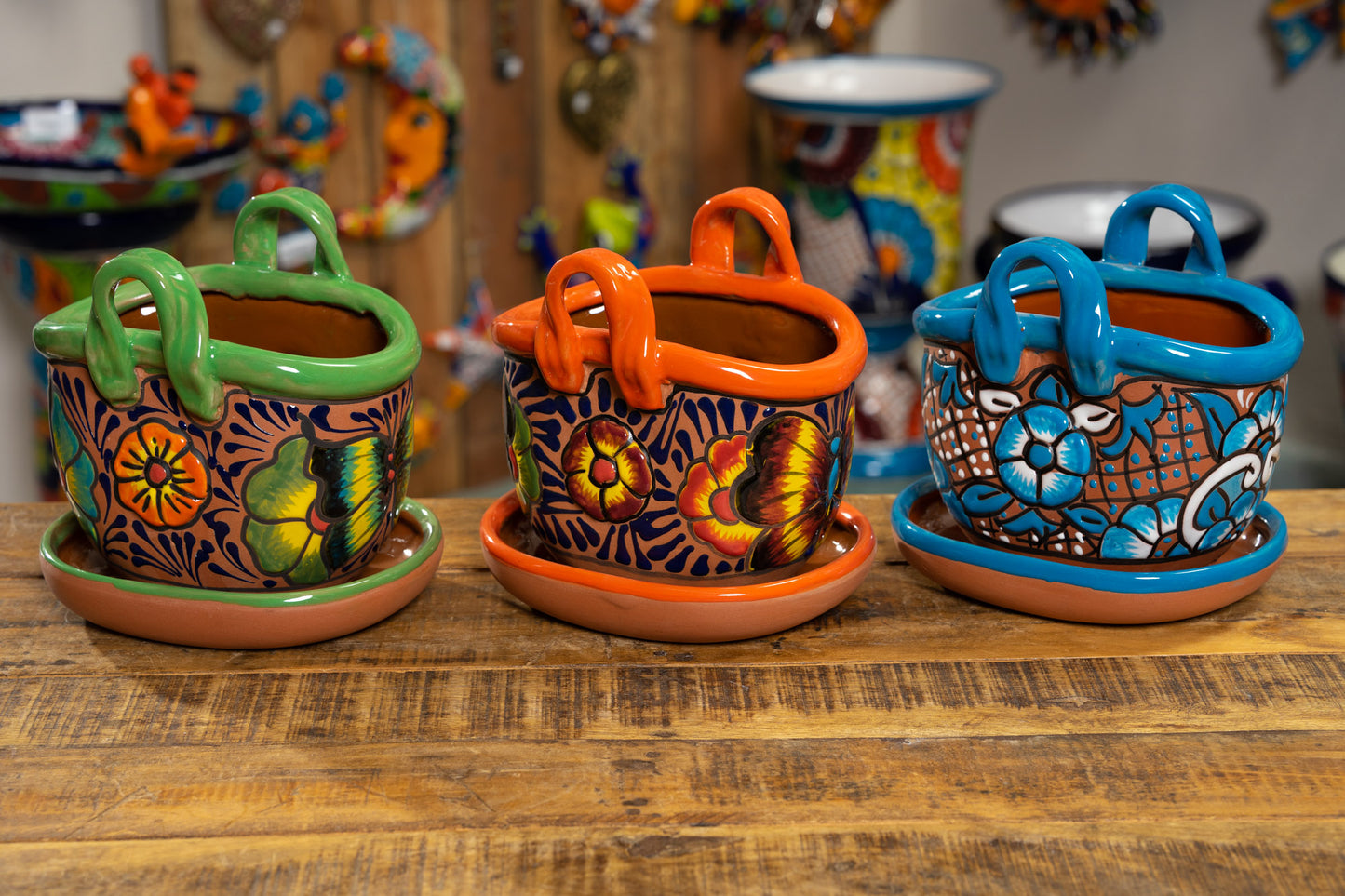 Terracotta Handbag Planter & Saucer