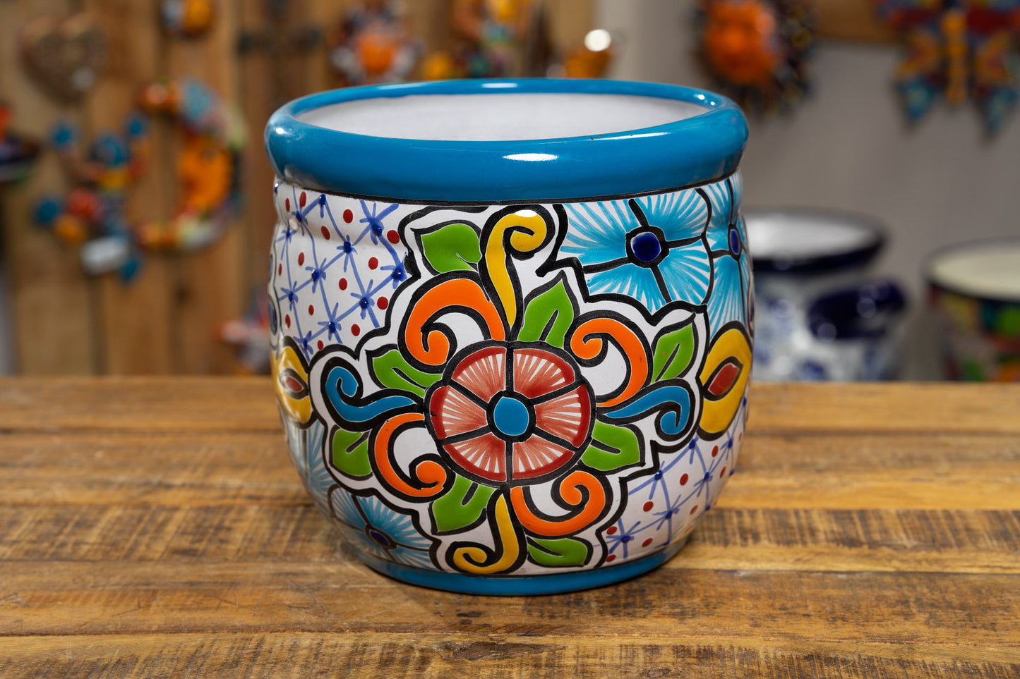 Campana Medium Planter - Turquoise