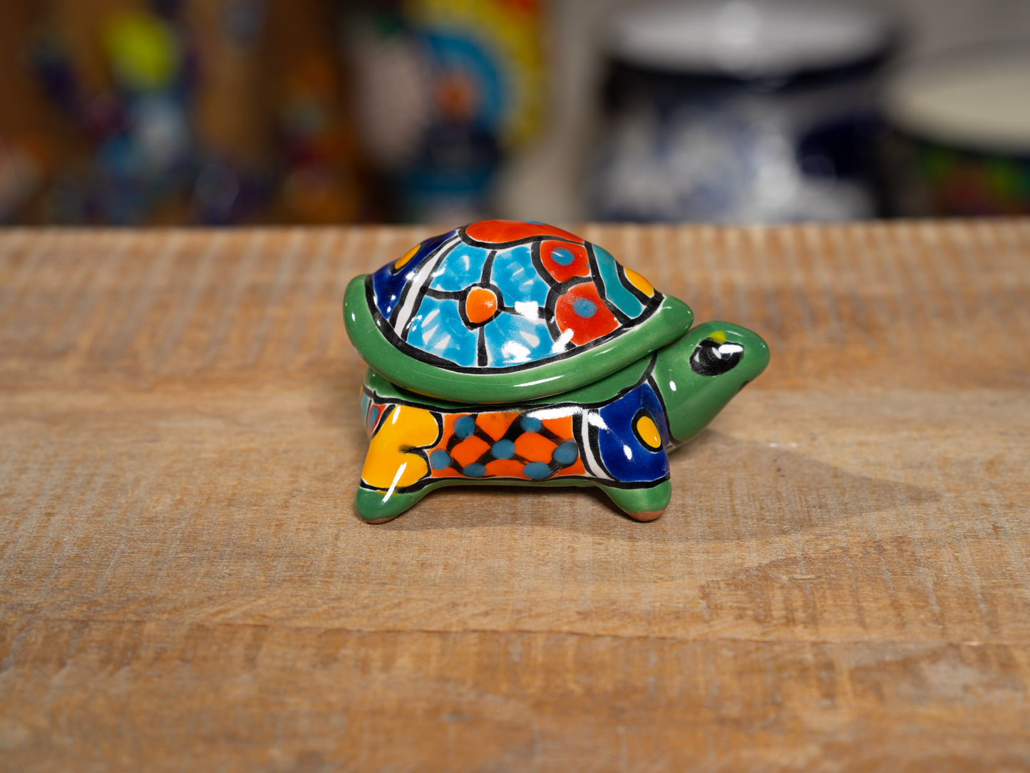 Turtle Small Jewelry Box - Green