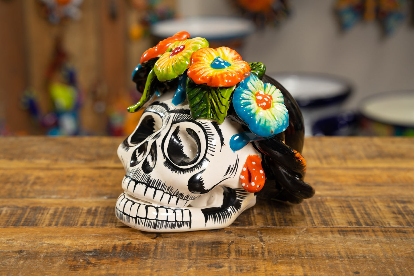 Dia De Los Muertos Frida Skull