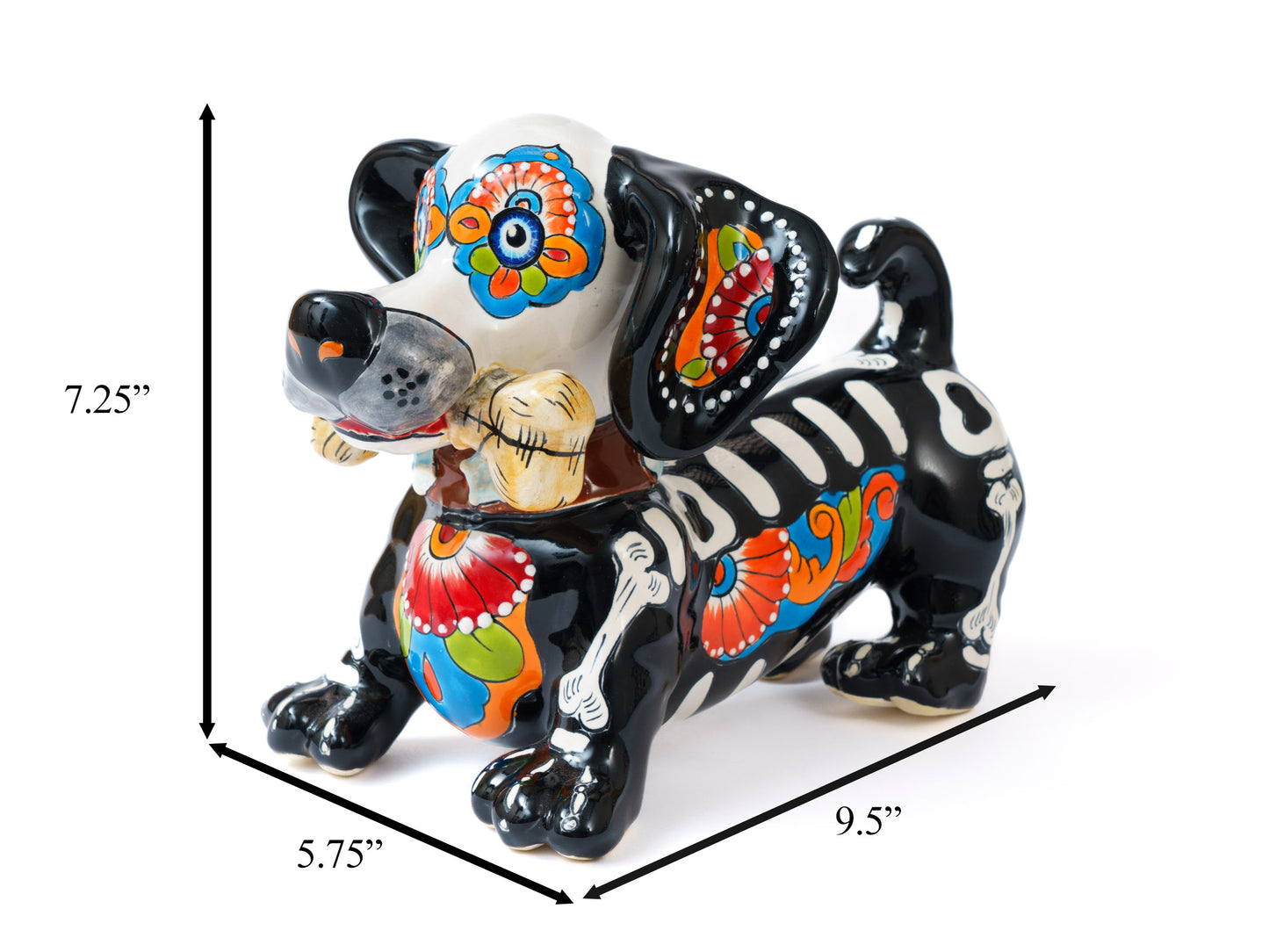 Day of the Dead Talavera Dachshund Dog