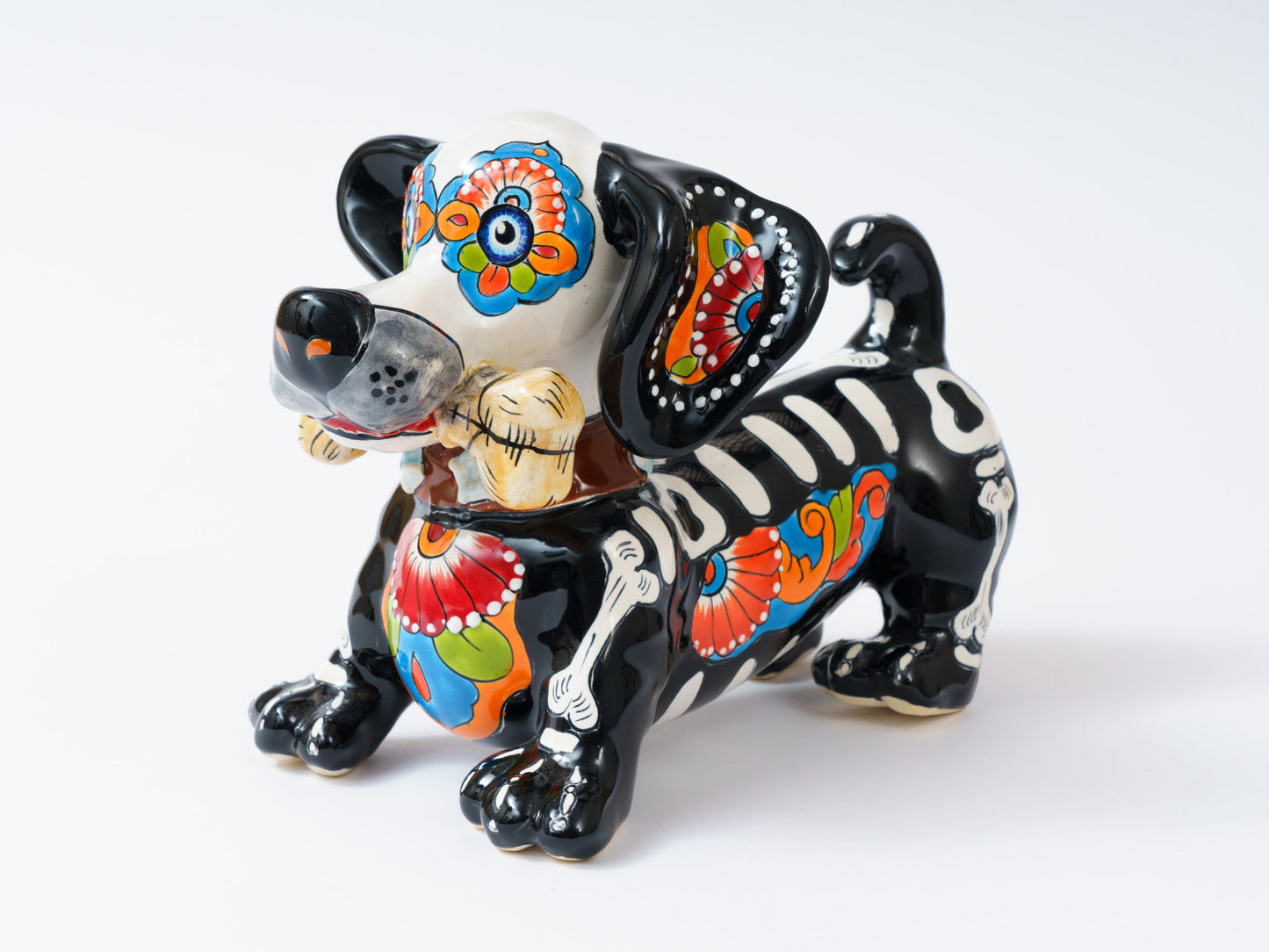 Day of the Dead Talavera Dachshund Dog