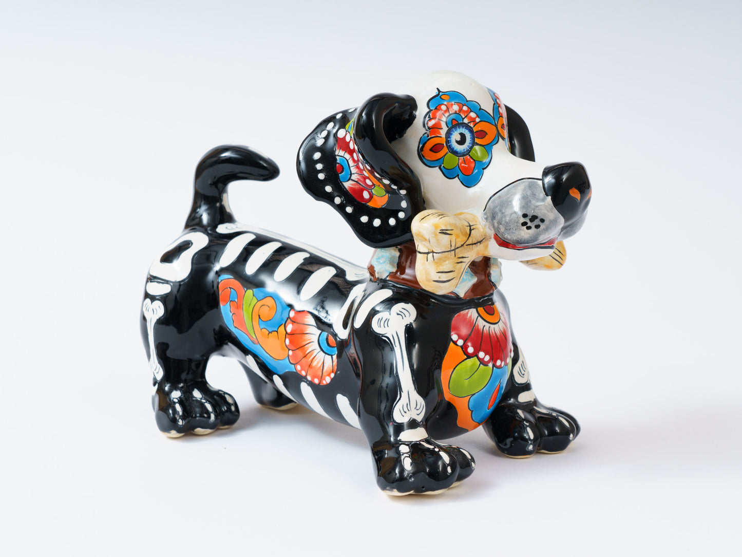Day of the Dead Talavera Dachshund Dog