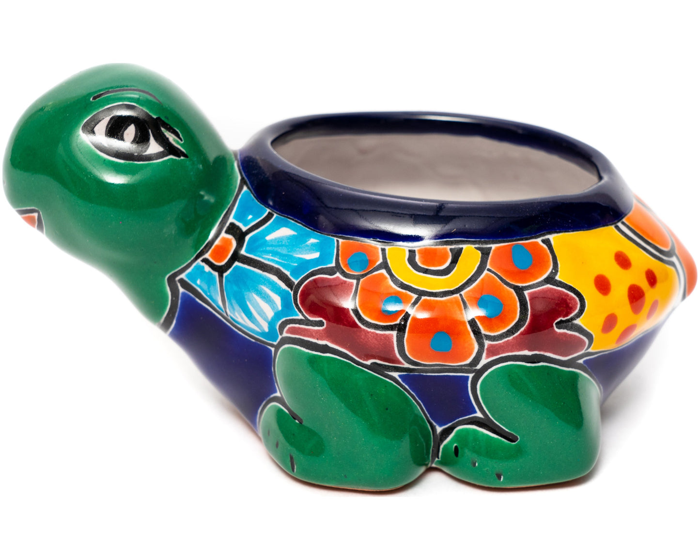 Turtle Mini Planter - Deep Green