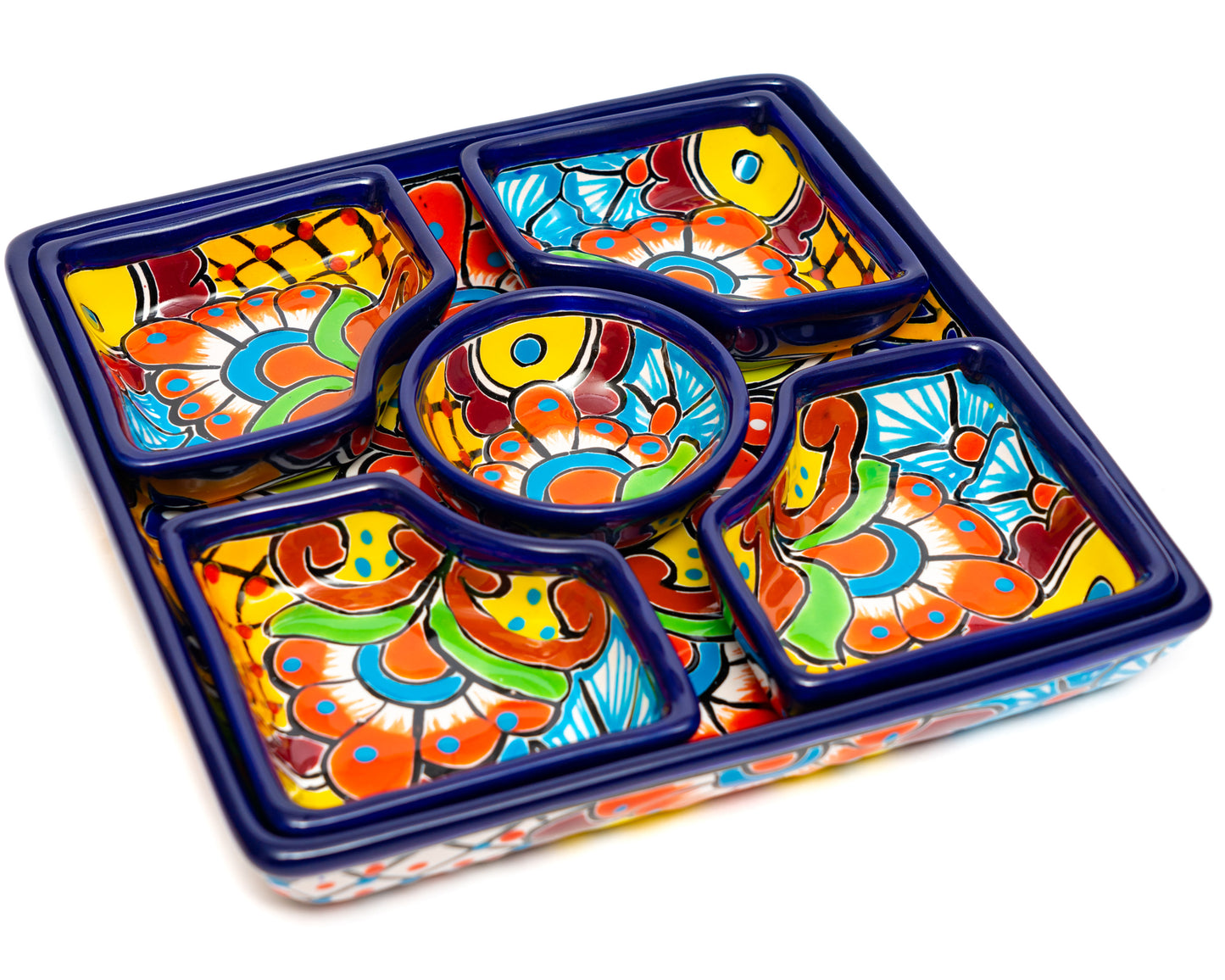 Square Serving Set - (6PC) - Cobalt