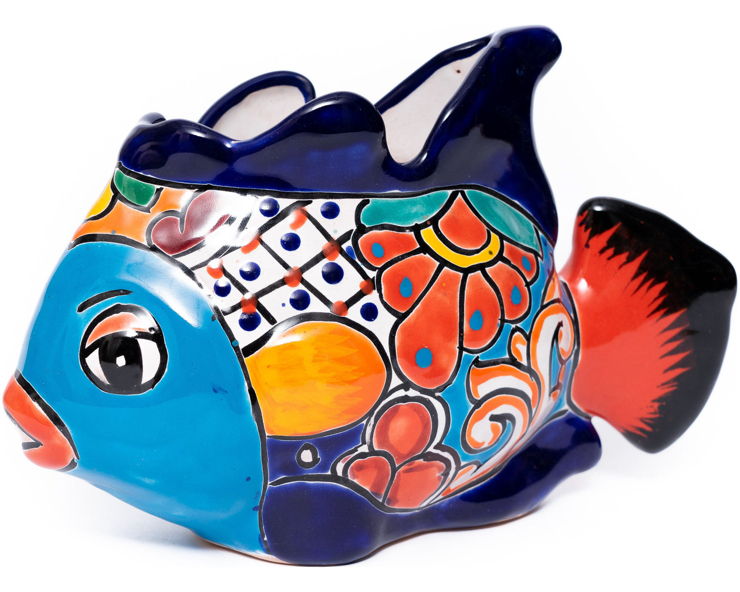 Small Fish Planter - Turquoise