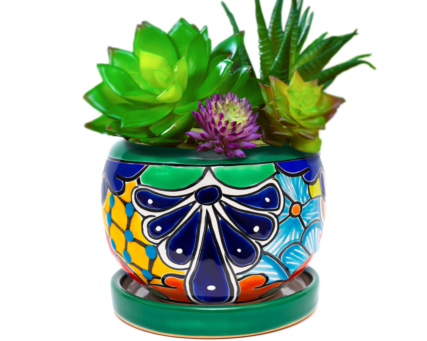 Bowl Planter - Small (2PC) - Deep Green