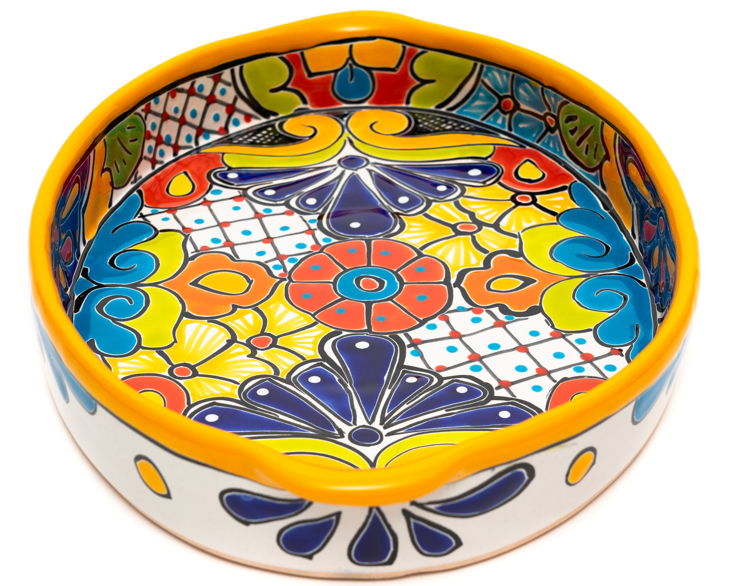 Oval Tray With Handles - Large - Marigold