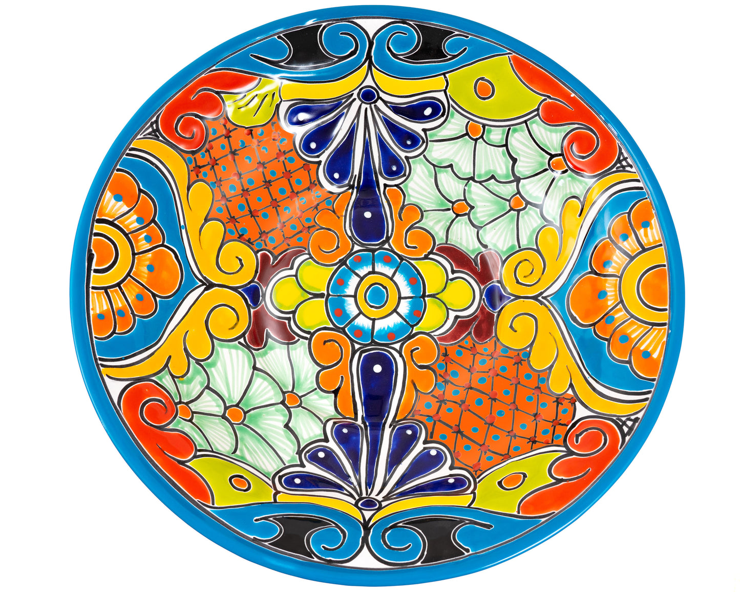 Large Bird Bath - Turquoise