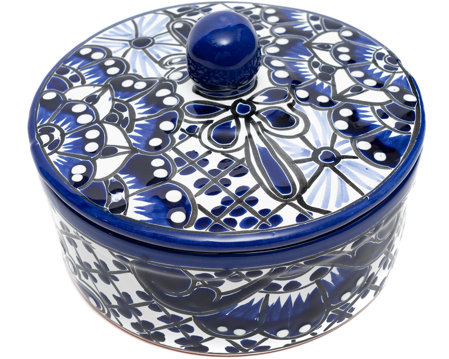 Tortilla Warmer - Cobalt White