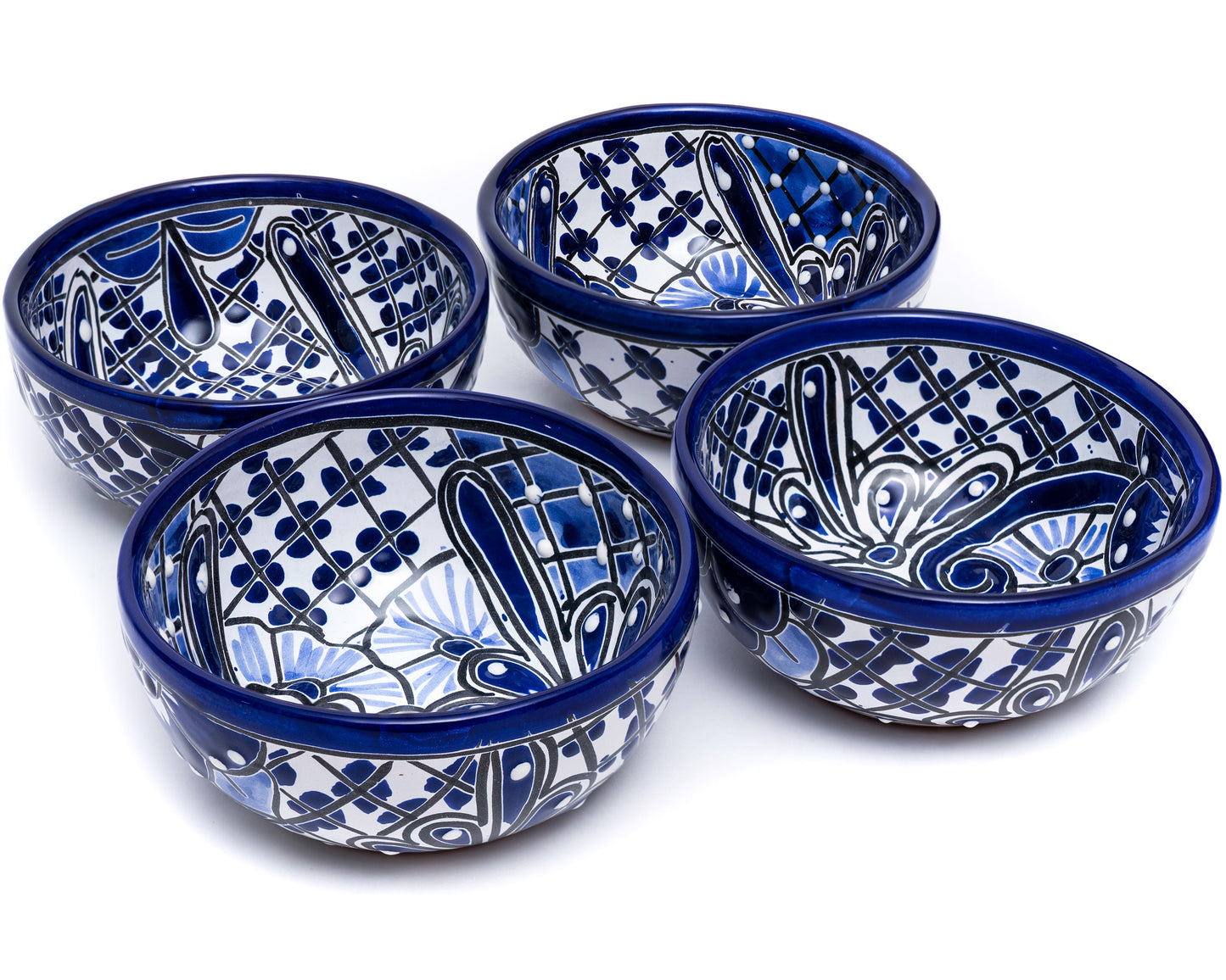 Cereal Bowl (4PC) - Cobalt White