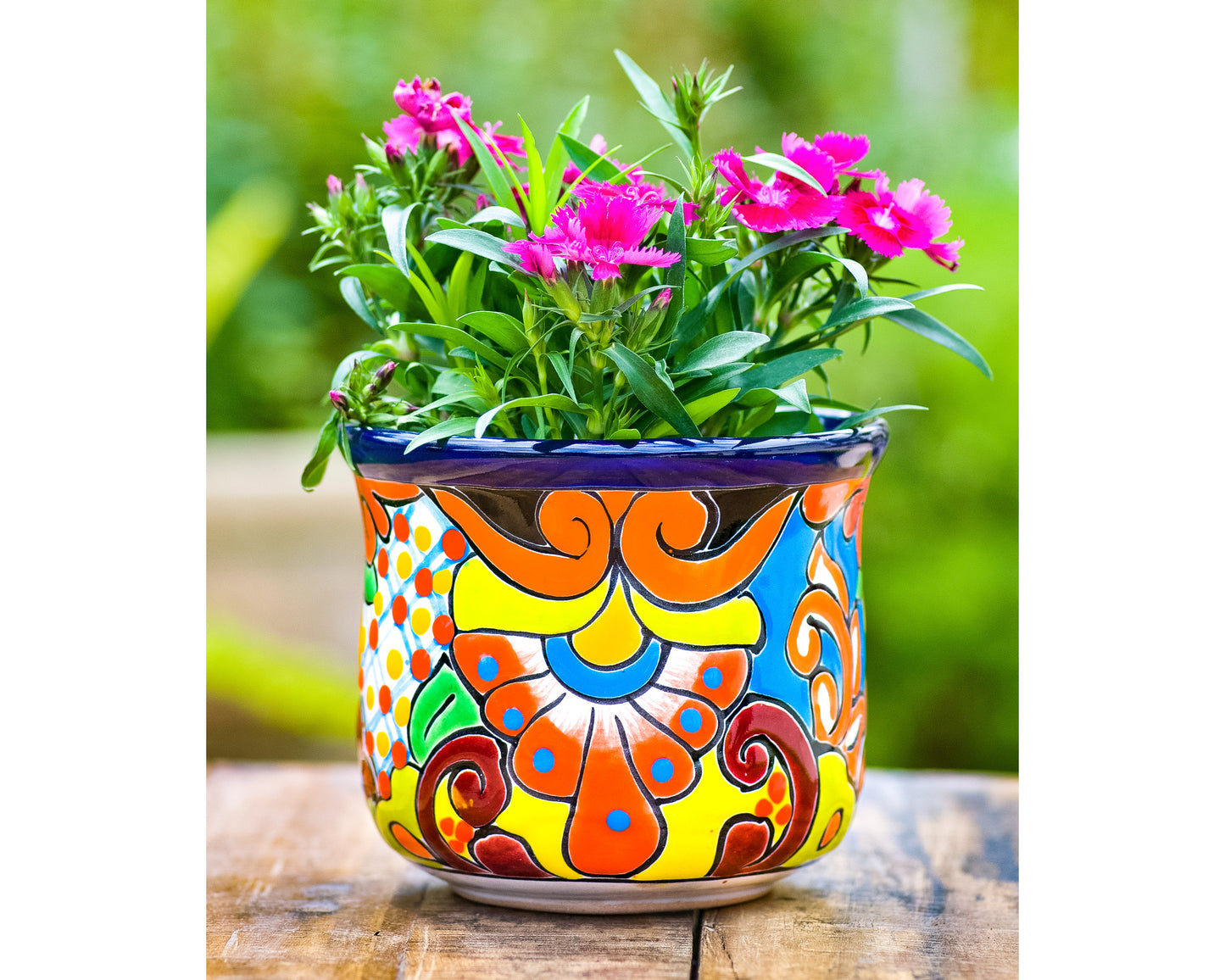 Circular Planter - Small (1PC) - Cobalt