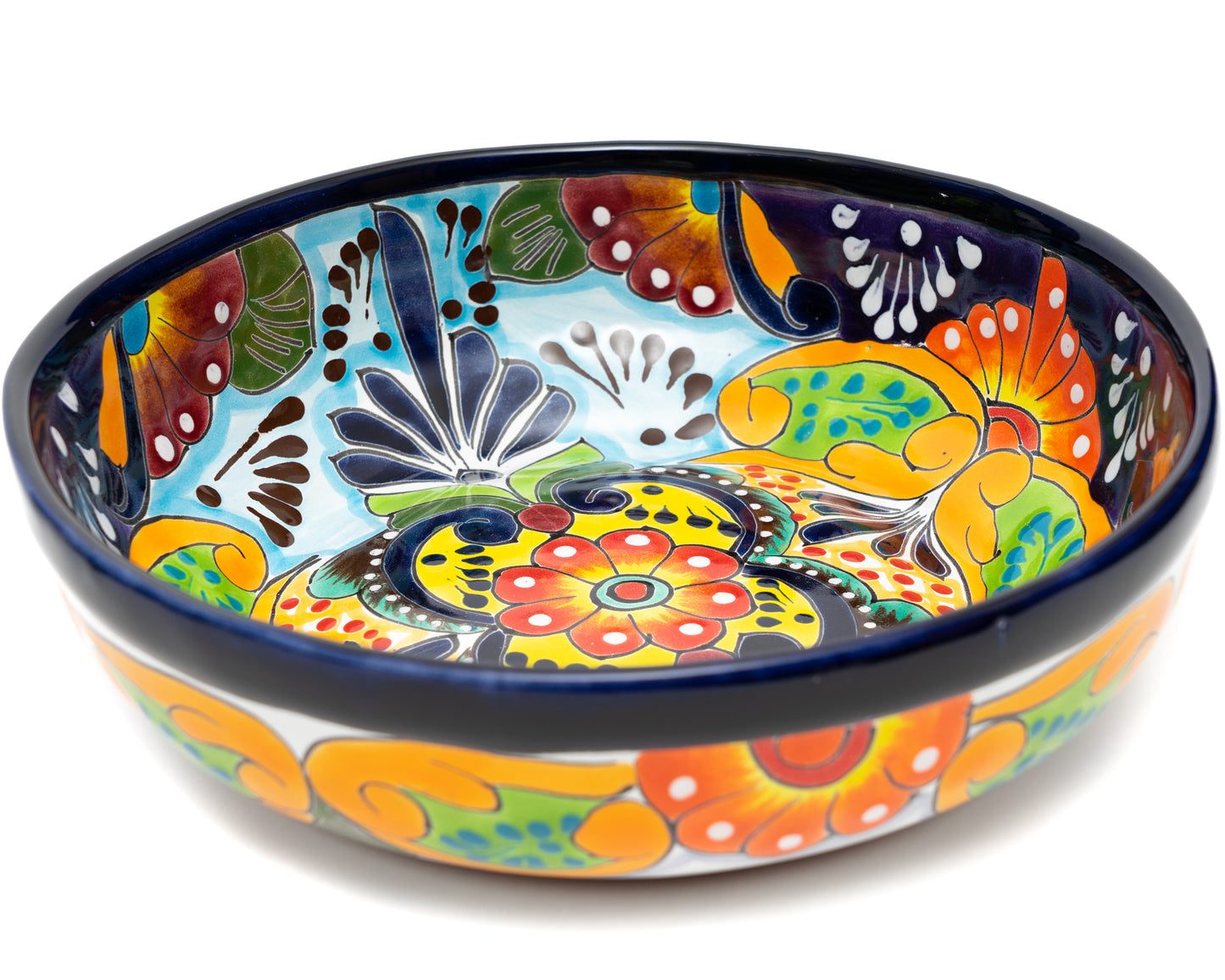 Large Serving "Tunero" Bowl - Multi-Color