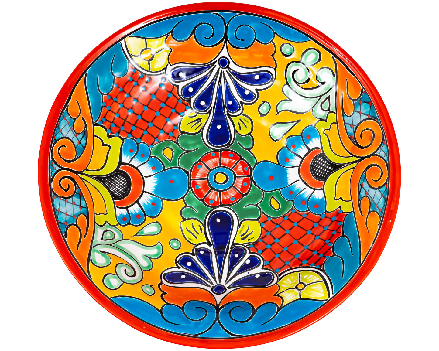 Large Bird Bath - Red