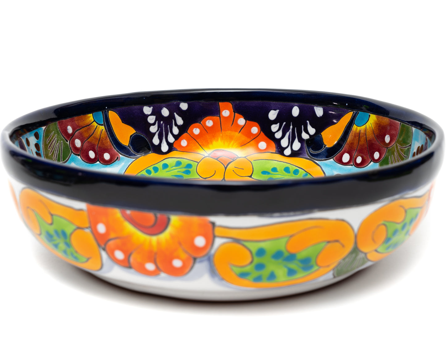 Large Serving "Tunero" Bowl - Multi-Color