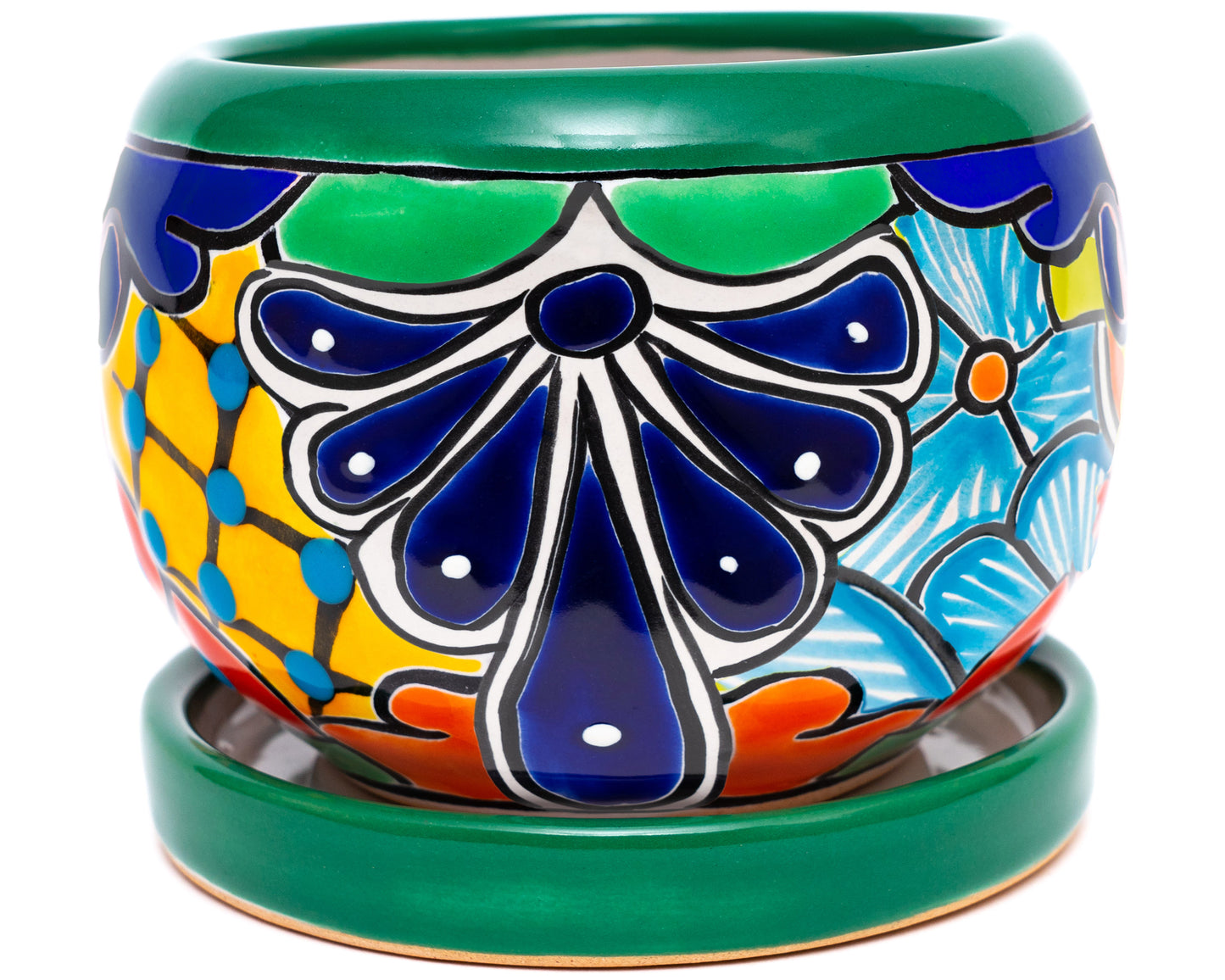 Bowl Planter - Small (2PC) - Deep Green