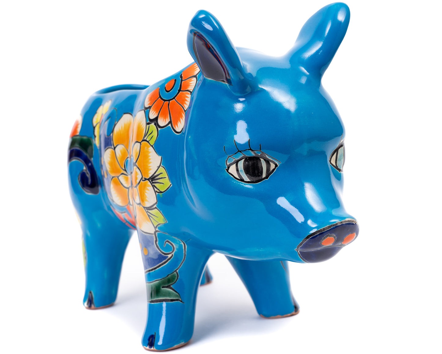 Pig Planter - Large - Turquoise