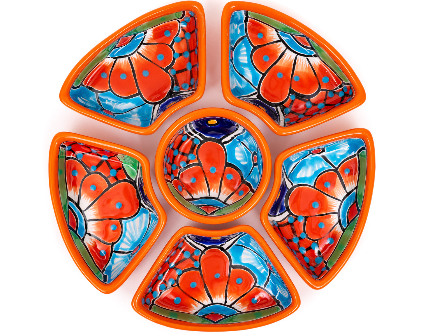 Circular Serving Set (7PC) - Orange