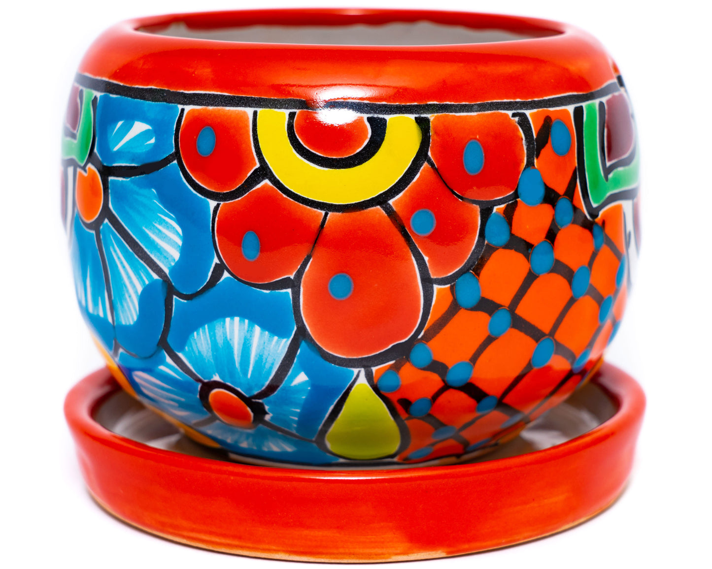 Bowl Planter - Small (2PC) - Red